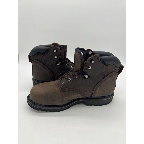Timberland Men's Pit Boss PRO 6 Steel Toe Boots Brown 14 M MSRP $135 New - Picture 5 of 8